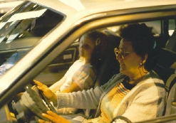 Ivette and Paupi - driving??