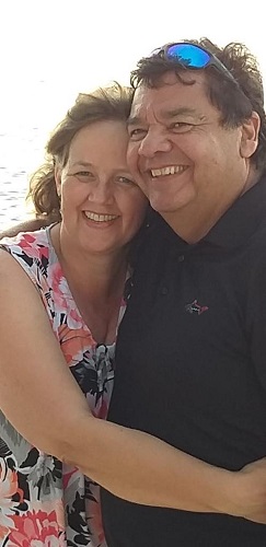 Kristin and Alvaro in Florida, Nov 2019.