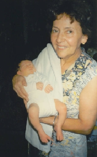 Ivette and baby grandchild.