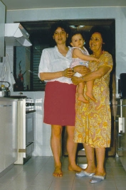 Ivette with Maite and Soledad.