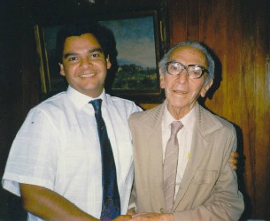 Alvaro with his dad, Osvaldo.