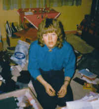 Kristin packing up her stuff to move to Newcastle, UK.