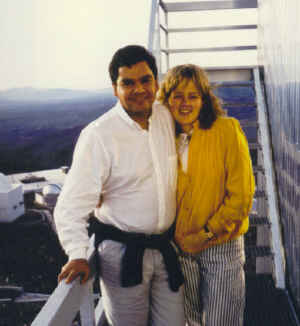 Alvaro and Kristin anno 1989.