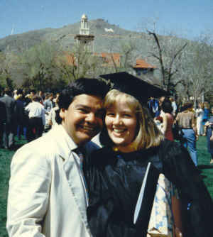 Kristin graduates in 1991.  Colorado School of Mines.