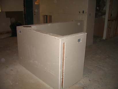 Drywall all over...