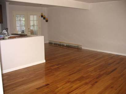Finished floor.