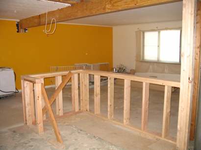 New beam across the ceiling.