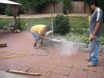 Workshop in the back yard.