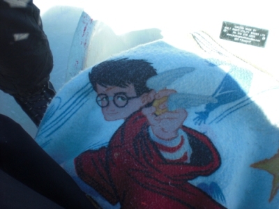 The Harry Potter blanket