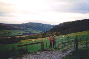 Hild and Erik off to explore Glassie farm.