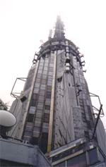 Empire State Building - At the top with an upward view!