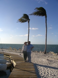 Hild og Rob i The Florida Keys.