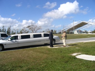 Our car in Nassau.