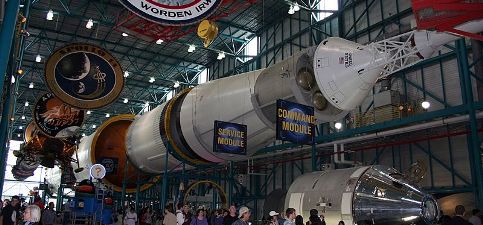 A real Saturn V rocket