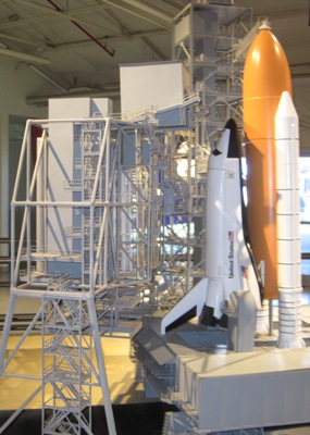 A model of the space shuttle