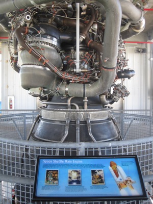 The space shuttle main engine