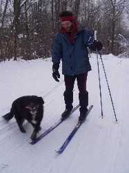 Rob meets a friend in the forest.