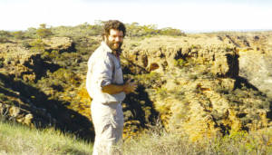 Rob in the Cape Ranges, in Charles Knife's footsteps.