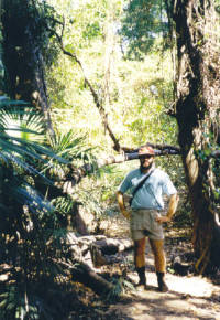Rob in Manngarre Monsoon Rainforest