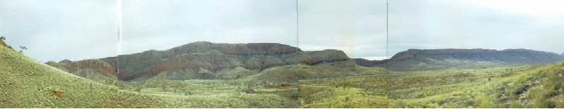 Panoramic views - West Macdonnell Ranges, Ormiston Pound.