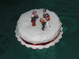 Christmas cake by Rob