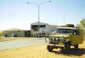 At the WA-NT quarantine stop.