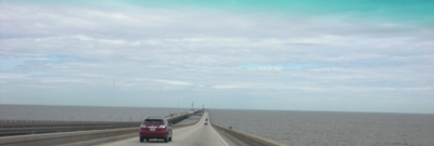 Driving across the Causeway