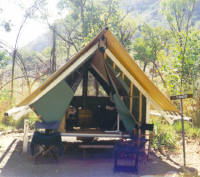 Luxury Bush Accommodation.  Emma Gorge Campsite.