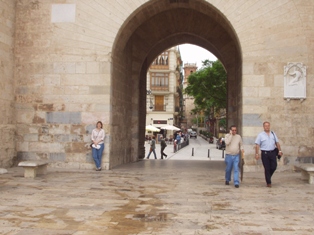 Hild at old city gate.