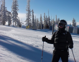 Valeria and Nibaldo at Keystone.