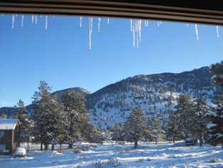 View from our cabin.