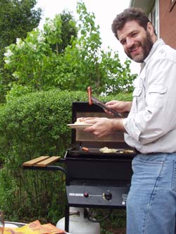 ... and he had to make them himself (males and their BBQs).