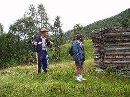 Olav and Rob at Voglumtveit.