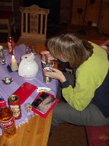 Hild is not much of an entertainer, but she is very good at slam-dunking penguin biscuits...