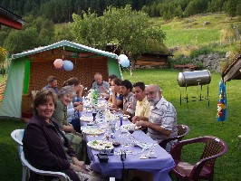 Yum, Yum, Yum - Everyone eating dinner.