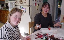 Hild and May painting