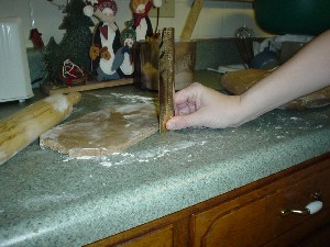 Precision baking.  Hild in action.
